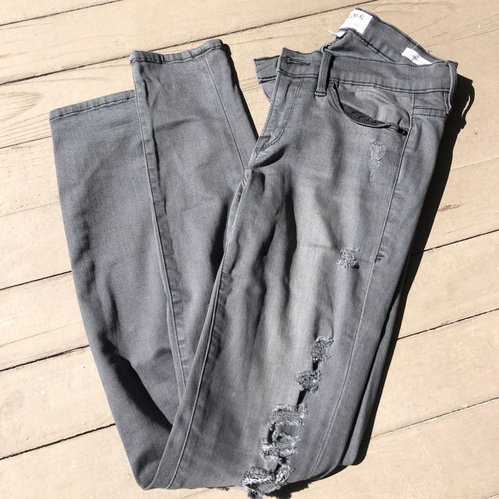 FRAME Le Skinny de Jeanne - Grey